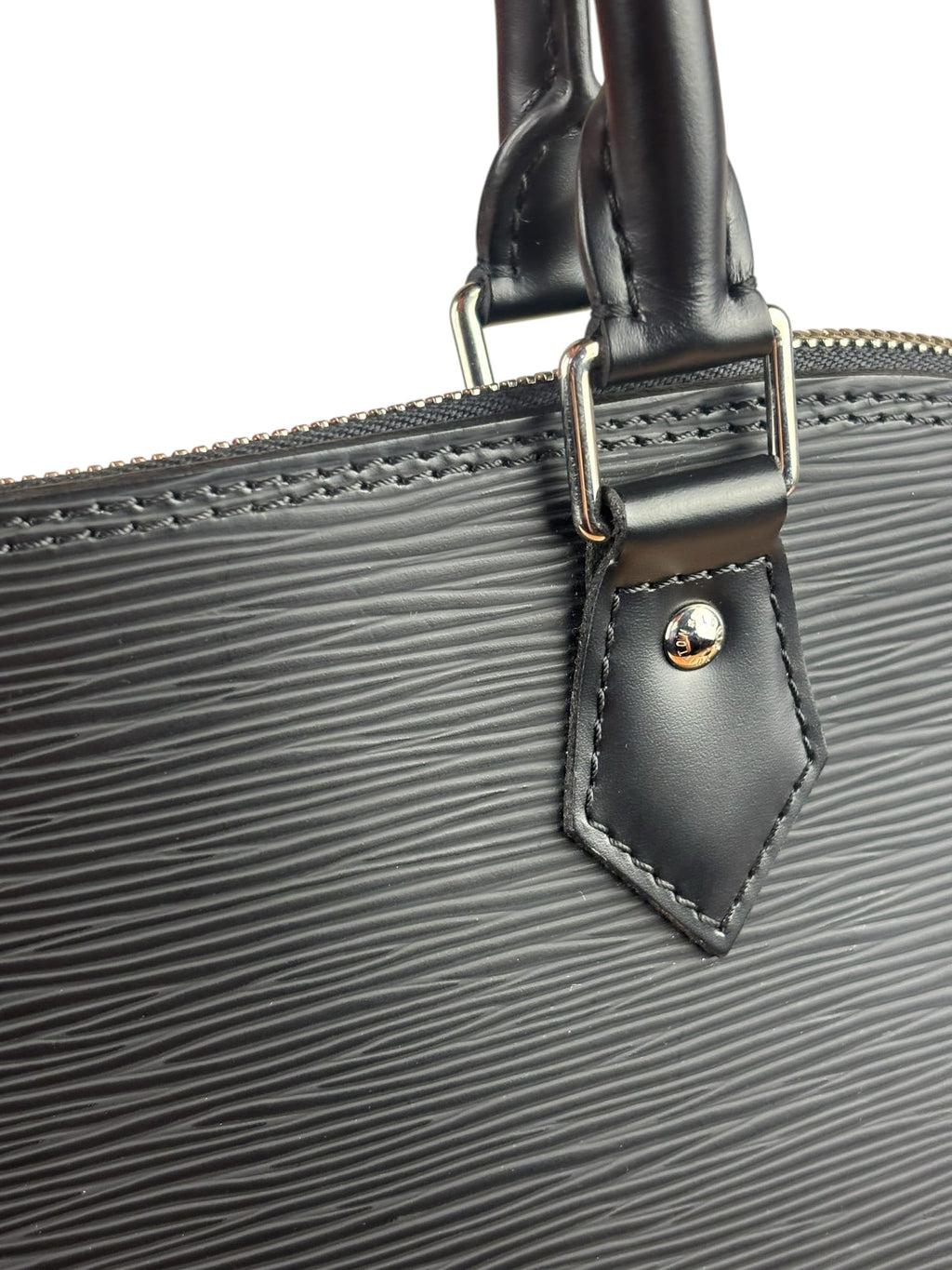 Louis Vuitton Black Epi Leather Alma Handbag PM