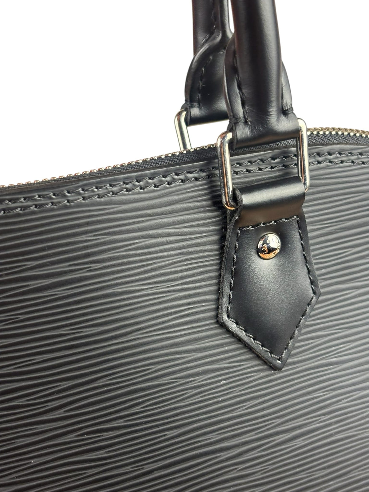 Louis Vuitton Black Epi Leather Alma Handbag PM