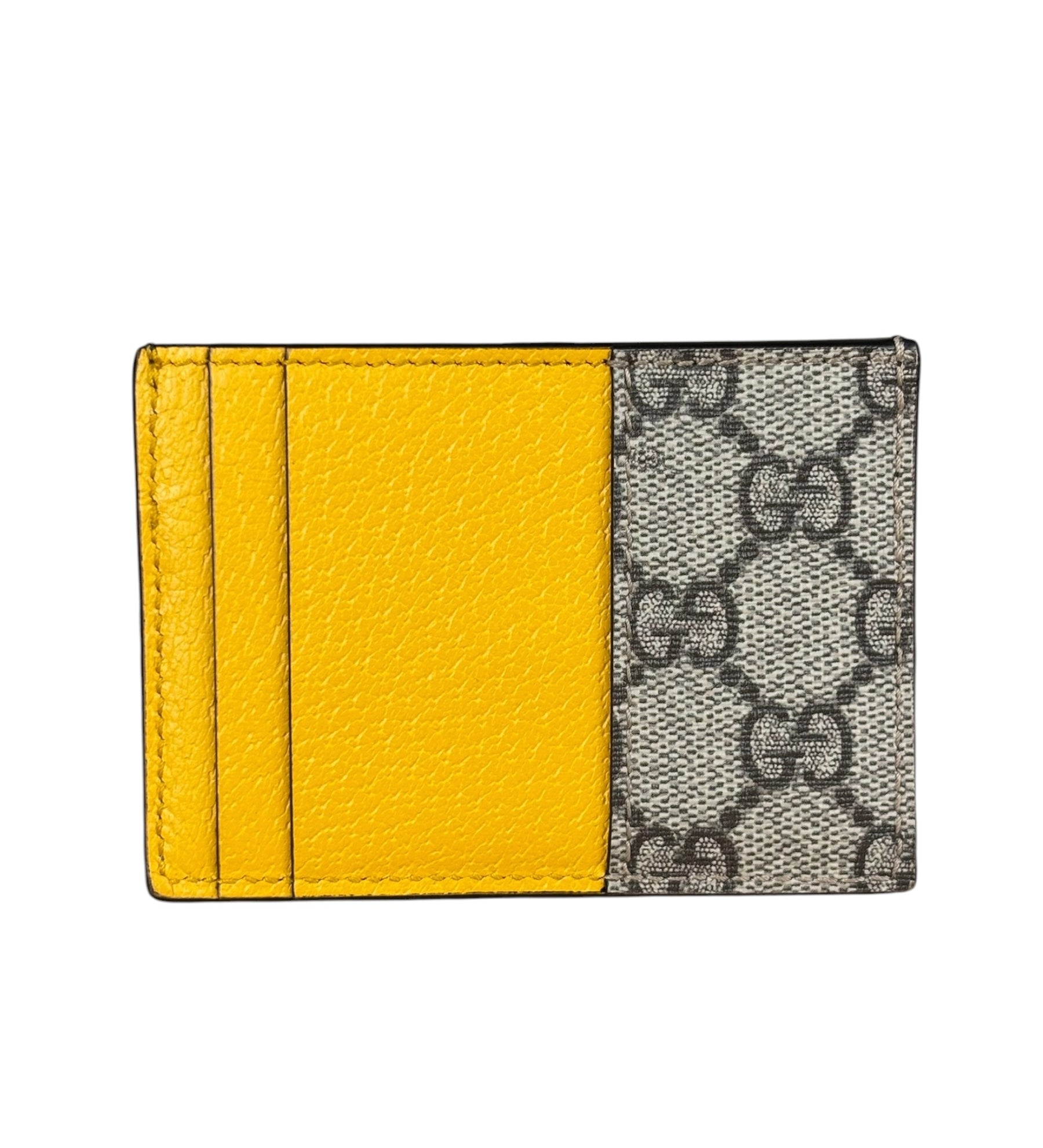 Gucci Vintage Bicolor Leather Trim Neo GG Supreme