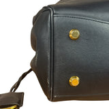 Balenciaga Large Rodeo Leather 2Way Handbag Black