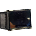 Gucci Silver-Toned Leather Belt