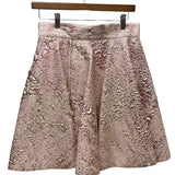 Dolce & Gabbana Metallic Cloque Short Skirt
