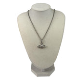 Vivienne Westwood Silver Toned Bas Relief Pendant Necklace
