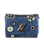 Louis Vuitton Blue Aztec Epi Leather Twist MM Bag