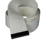 Balenciaga X Adidas White Canvas Belt