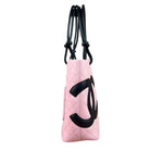Chanel Black/Pink Cambon Quilted Leather Tote Bag 2004