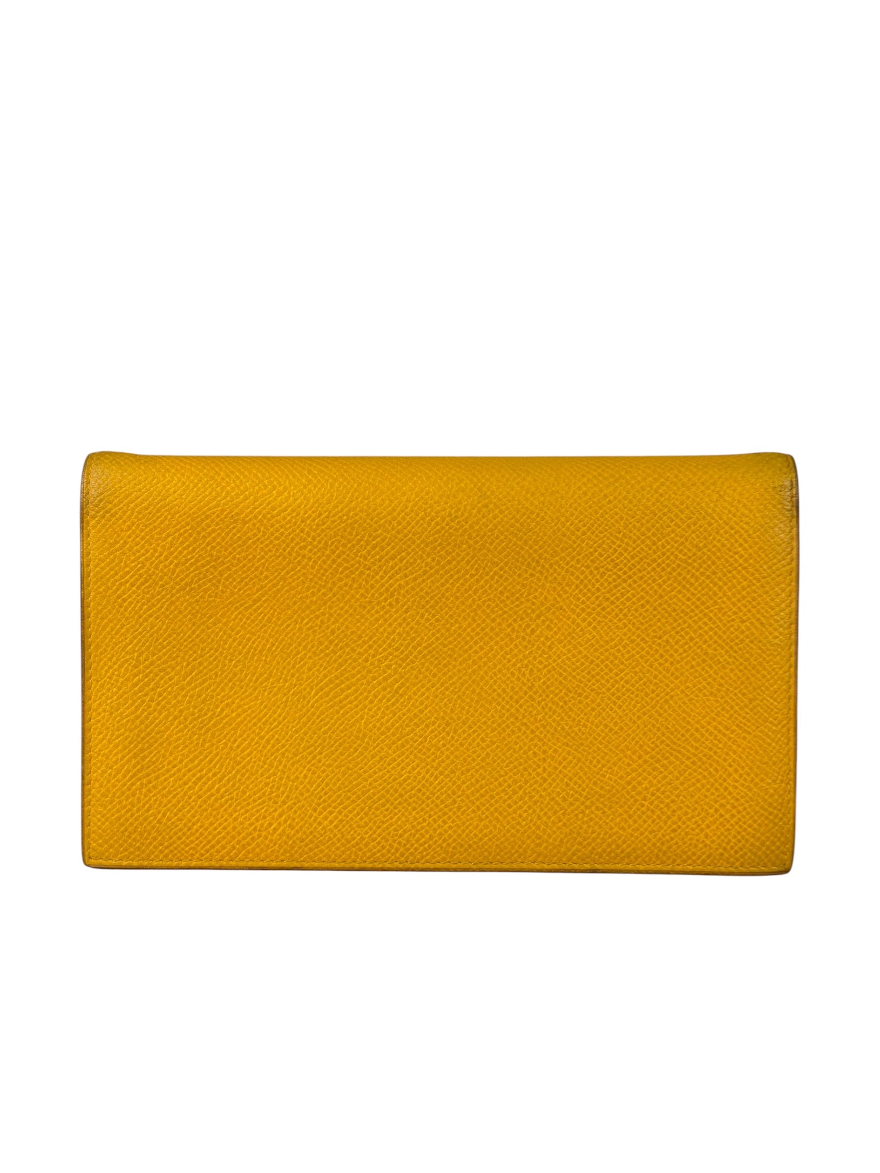 Hermes Yellow Leather Agenda Cover