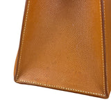 Hermes Kelly 32 Sellier Epsom Gold Handbag 1995