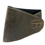 Diesel Brown/Black Leather B-Berny Belt Skirt