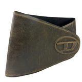 Diesel Brown/Black Leather B-Berny Belt Skirt