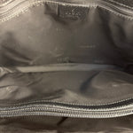 Gucci Vintage Black Leather Shoulder Tote