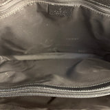 Gucci Vintage Black Leather Shoulder Tote