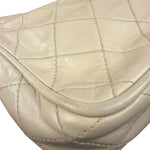 Chanel Beige Quilted Leather Chain Shoulder Bag