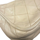 Chanel Beige Quilted Leather Chain Shoulder Bag