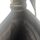 Ferragamo Vintage Black Leather Flap Shoulder Pochette