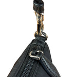 Prada Black Leather Trim Tessuto Nylon Pochette
