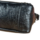 Balenciaga Le City Moto Black Leather Shoulder Pochette