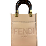 Fendi Mini Pink Sunshine Shopper Tote
