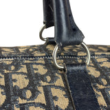 Christian Dior Vintage Navy Blue Trotter Boston Bag