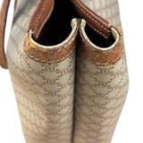 Celine Vintage Coated Canvas Macadam Shoulder Tote