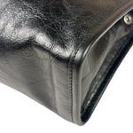 Gucci Black Leather Zip Clutch