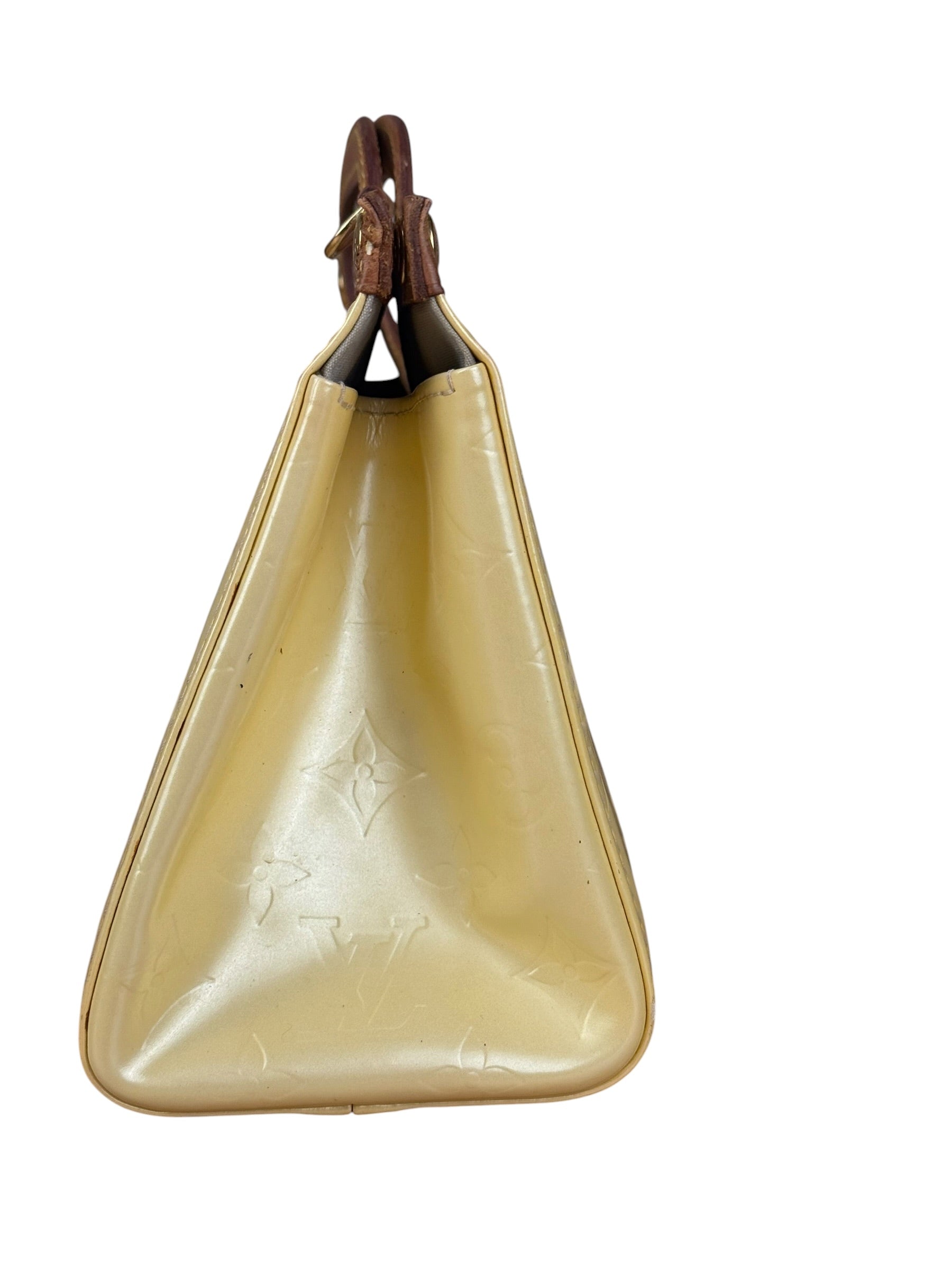 Louis Vuitton Yellow Monogram Vernis Roxbury Drive 2Way Handbag