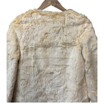Language Vintage Rabbit Fur Coat