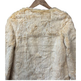 Language Vintage Rabbit Fur Coat