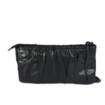 Gucci Black Leather Galaxy Wristlet Clutch