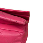 Chanel Pink Quilted Leather Accordion Flap Bag 2014