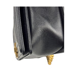 Chanel Black Caviar Leather Boy Bag