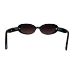 Quay Black Thin Sunglasses