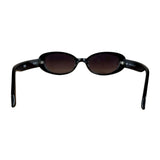 Quay Black Thin Sunglasses