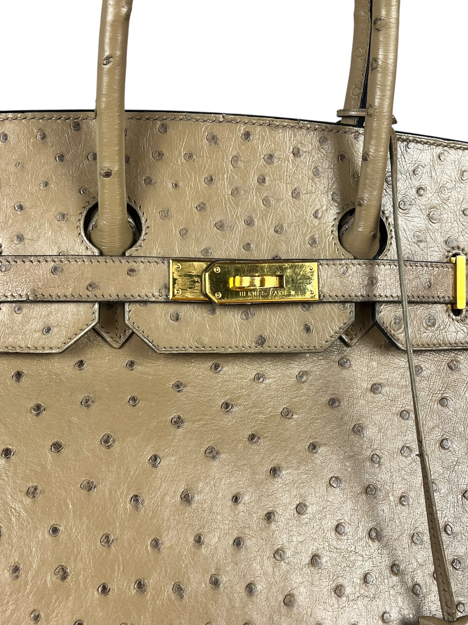 Hermes Birkin 35 Mousse Ostrich 2001