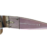 Chanel Vintage Rimless Shield Sunglasses 4117-B