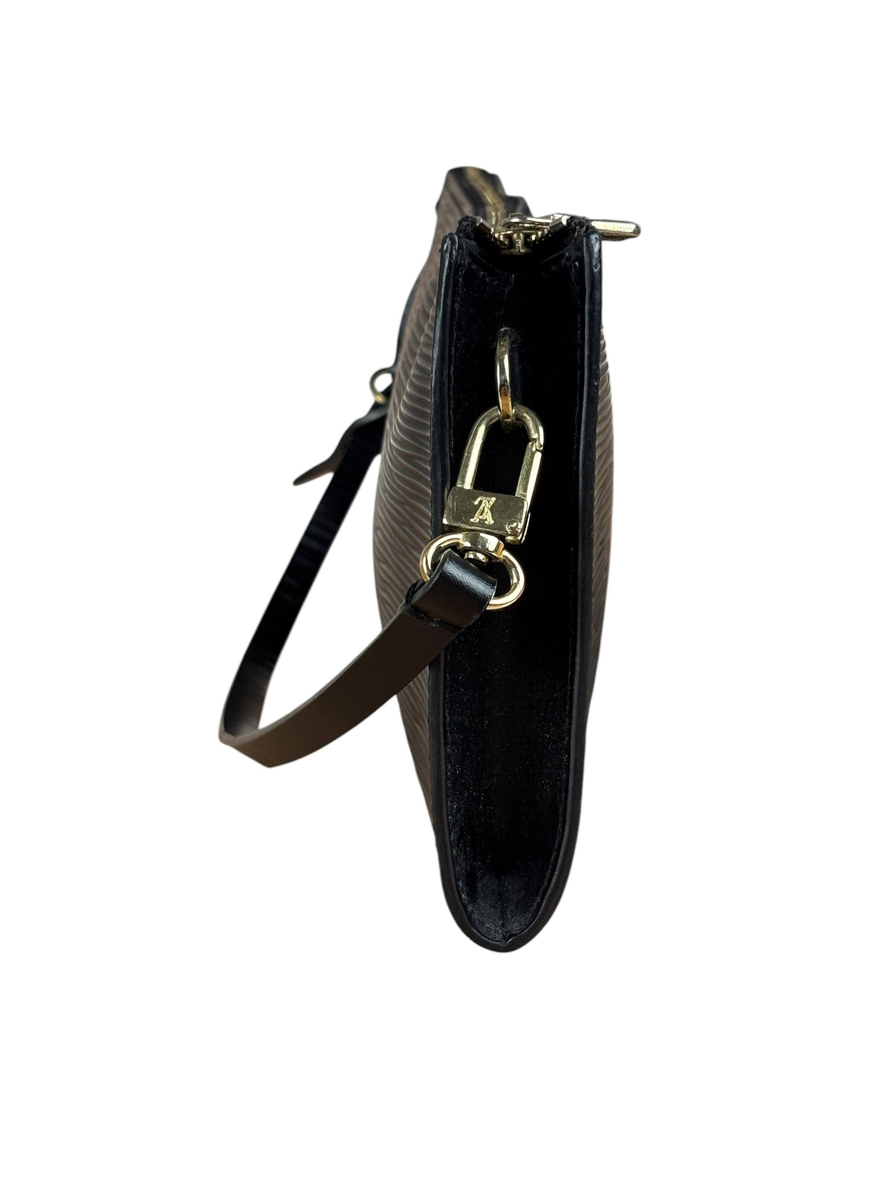 Louis Vuitton Black Epi Leather Pochette