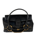 Gucci Vintage Black Horsebit Flap Bag