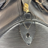 Louis Vuitton Black Epi Speedy 30