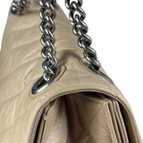 Balenciaga Beige Calfskin Crush Chain Bag