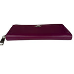 Coach Plum Long Zip Wallet