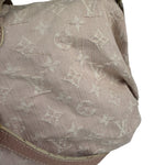 Louis Vuitton Vintage Rose Pink Monogram Denim Slightly Hobo Bag