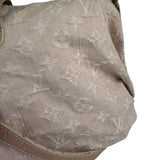 Louis Vuitton Vintage Rose Pink Monogram Denim Slightly Hobo Bag