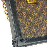 Louis Vuitton Black Monogram Vertical Trunk Pochette