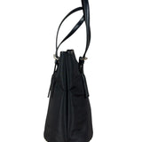 Burberry Vintage Blue Label Nylon Bucket Tote Bag