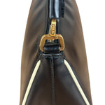 Prada Vintage Black Leather Pochette
