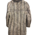 Vintage Koslouis Light Grey Mink Fur Coat