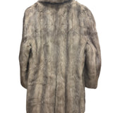 Vintage Koslouis Light Grey Mink Fur Coat