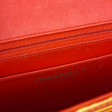 Chanel Mini Square Classic Striped Patent Single Flap Bag 2013