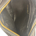 Chanel Black Diamond Stitch Camera Crossbody