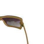 Chanel Beige/Brown Shield Wraparound Reading Sunglasses